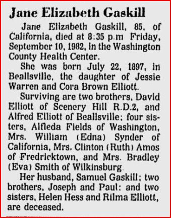 Jane Gaskill